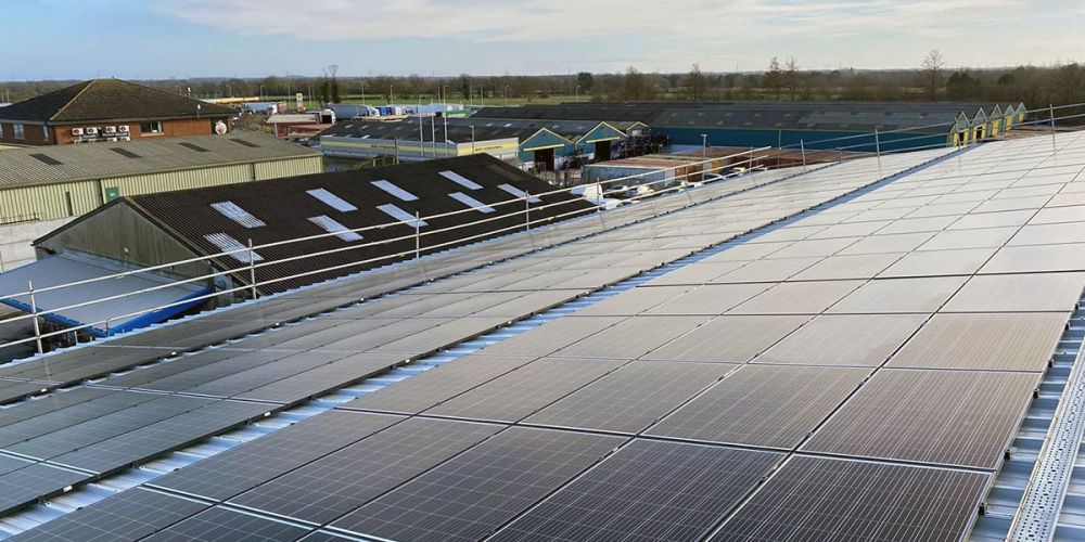 Commercial Solar PV installation in Pocklington, York