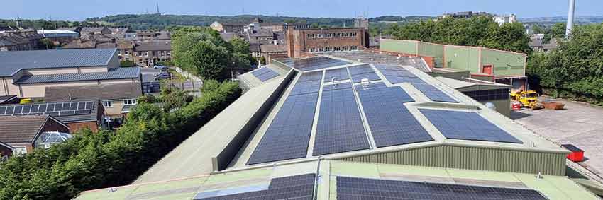 Wooltex Spinning Company, Huddersfield solar PV